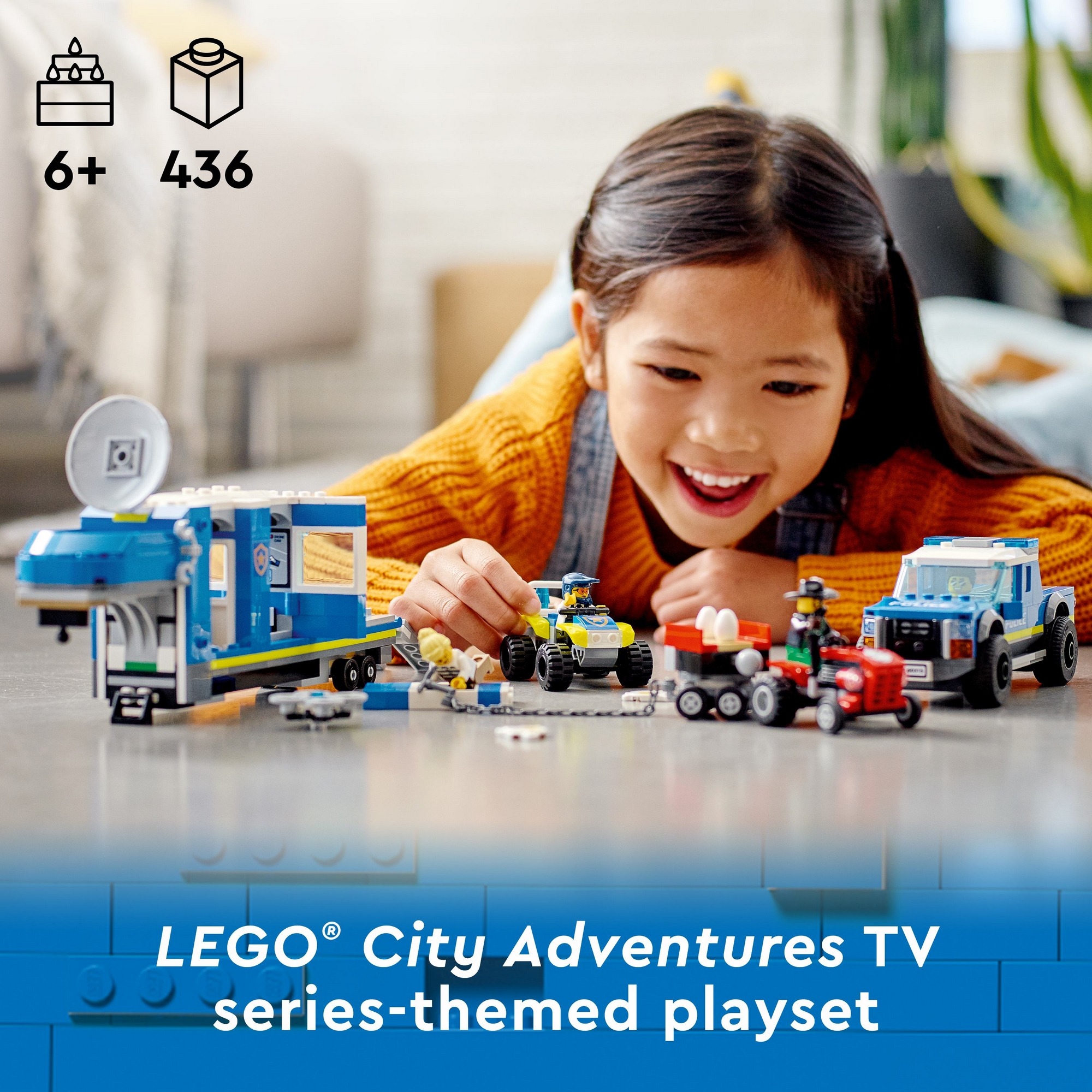 LEGO City 60315 Trạm cảnh sát lưu động (436 chi tiết)