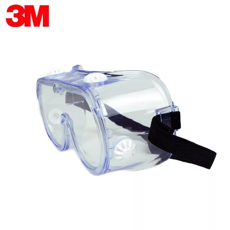 Kính bảo hộ chống hóa chất 3M 334 Splash Safety Goggles Anti-Fog Lens