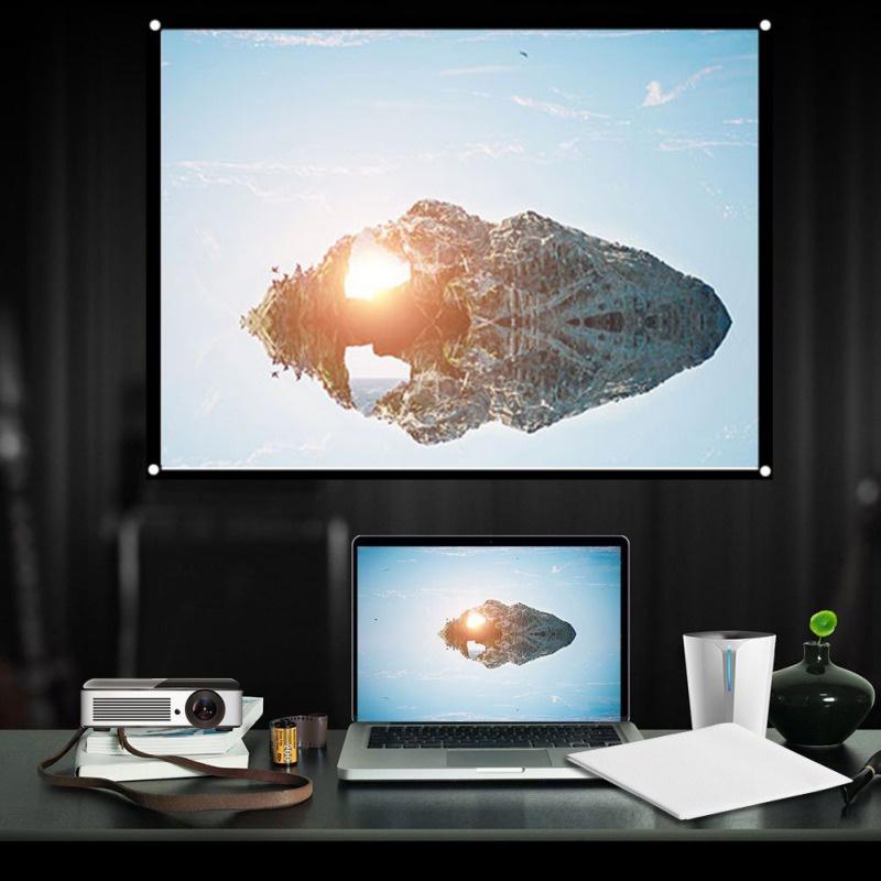 Màn Hình Máy Chiếu HD 100 120 150 inch Mềm Mại Gấp Gọn Tiện Dụng