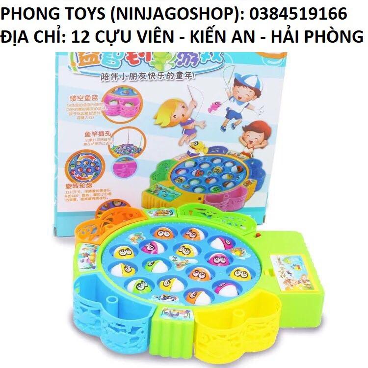 Bộ đồ chơi câu cá có nhạc chạy bằng pin cho bé (ảnh thật shop tự chụp)