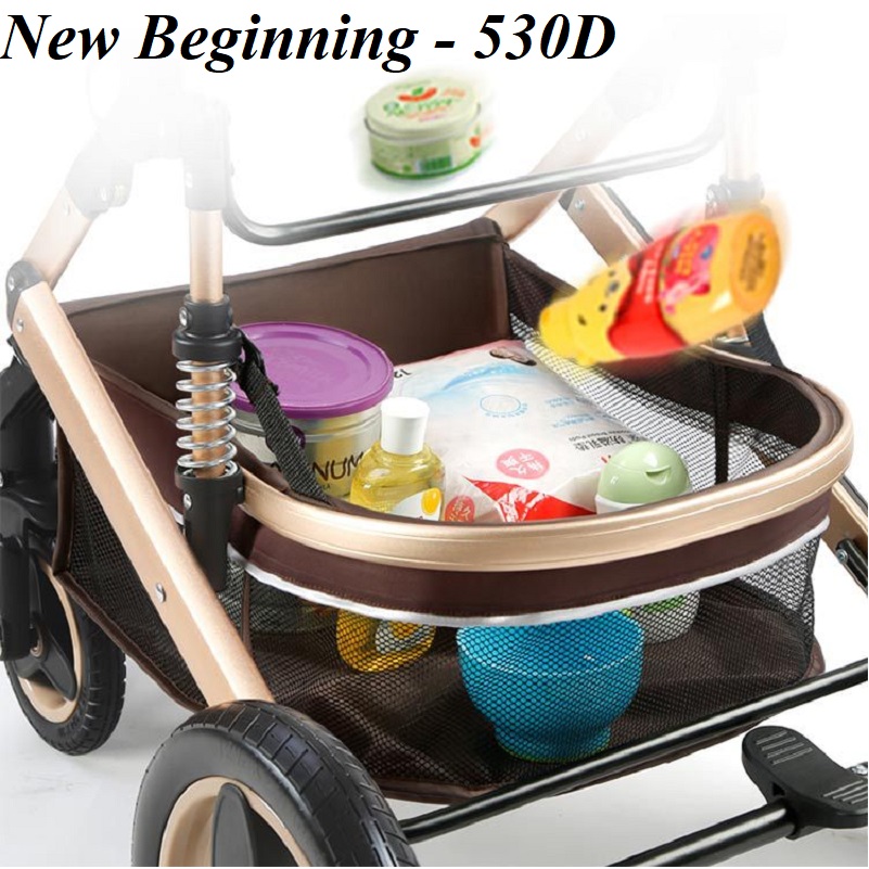 Luxury high quality  folding 3 in 1 baby stroller. / Xe đẩy em bé gấp gọn 3 trong 1 cao cấp