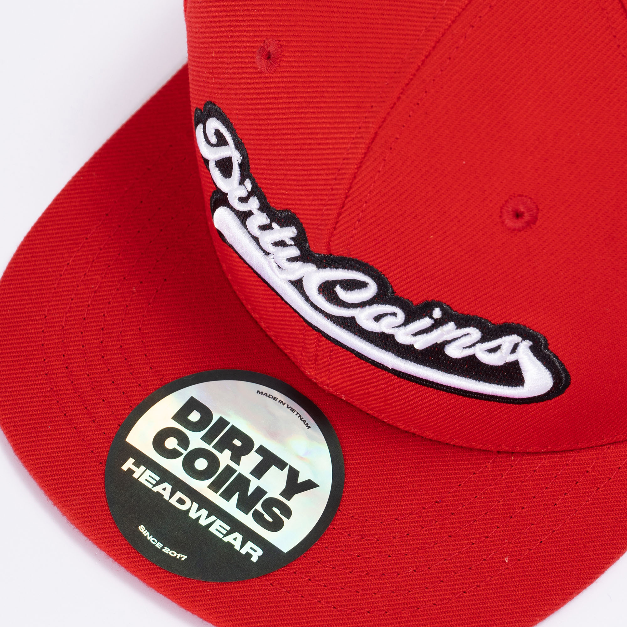 Nón DirtyCoins University Logo Snapback Hat - Red