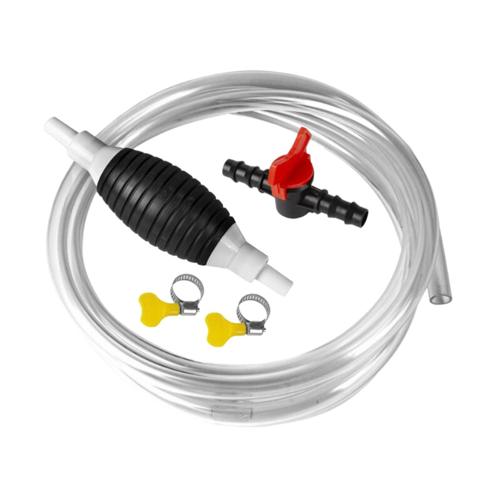 Liquid Petrol Portable fuel transfer hose pump 100cm