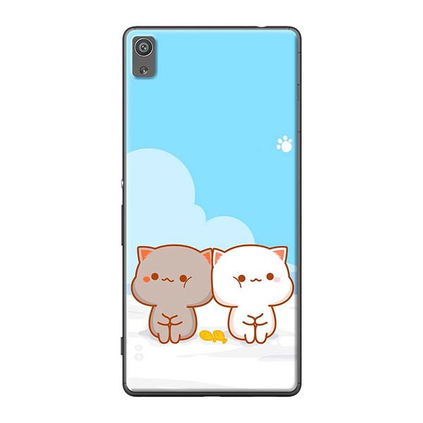 Ốp Lưng Dành Cho Sony Xperia XA Ultra - Mèo Mập Nền Xa Ultranh