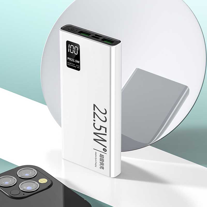 Pin Sạc Dự Phòng 10.000mAh HXSJ K7 - 2 Cổng sạc siêu nhanh 22.5W, Type-C 20W, Kích Thước Mỏng và Nhẹ - HÀNG CHÍNH HÃNG