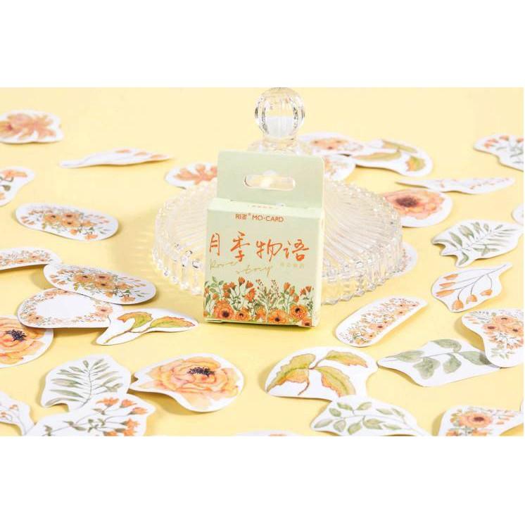 Bộ 46 Sticker Hoa Mùa Hạ E112