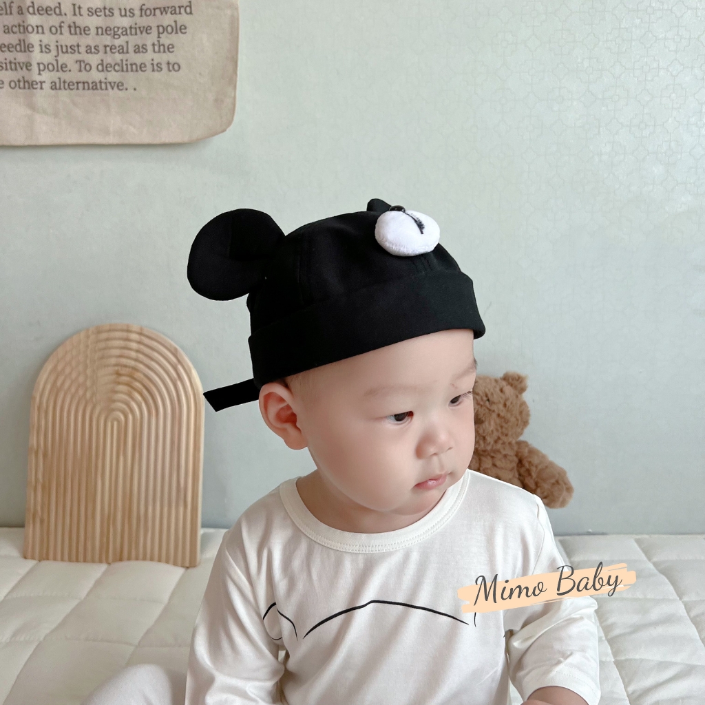 Mũ nón bucket tròn chụp đầu tai chuột mickey dễ thương cho bé MH237 Mimo Baby