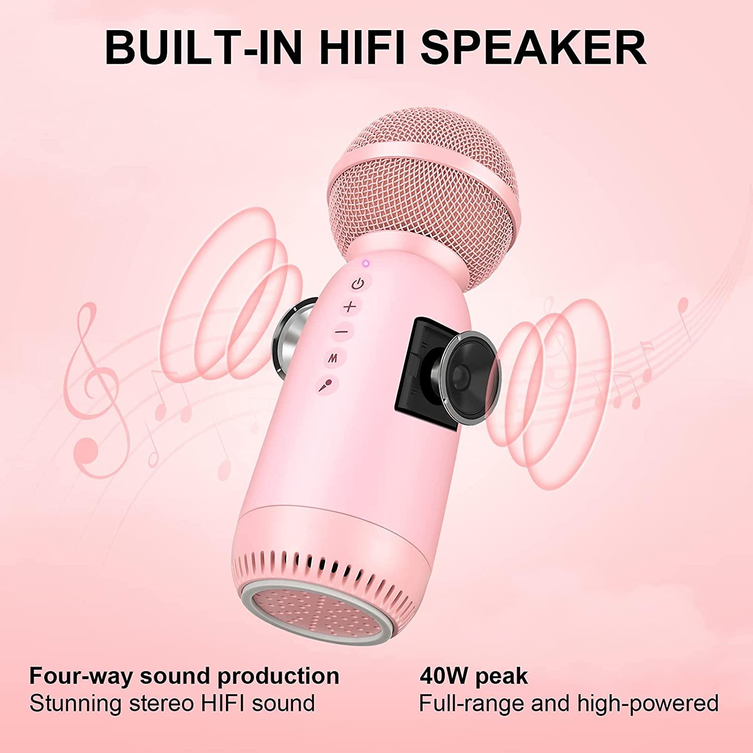 Micrô không dây cho trẻ em, Micrô loa Bluetooth cầm tay di động