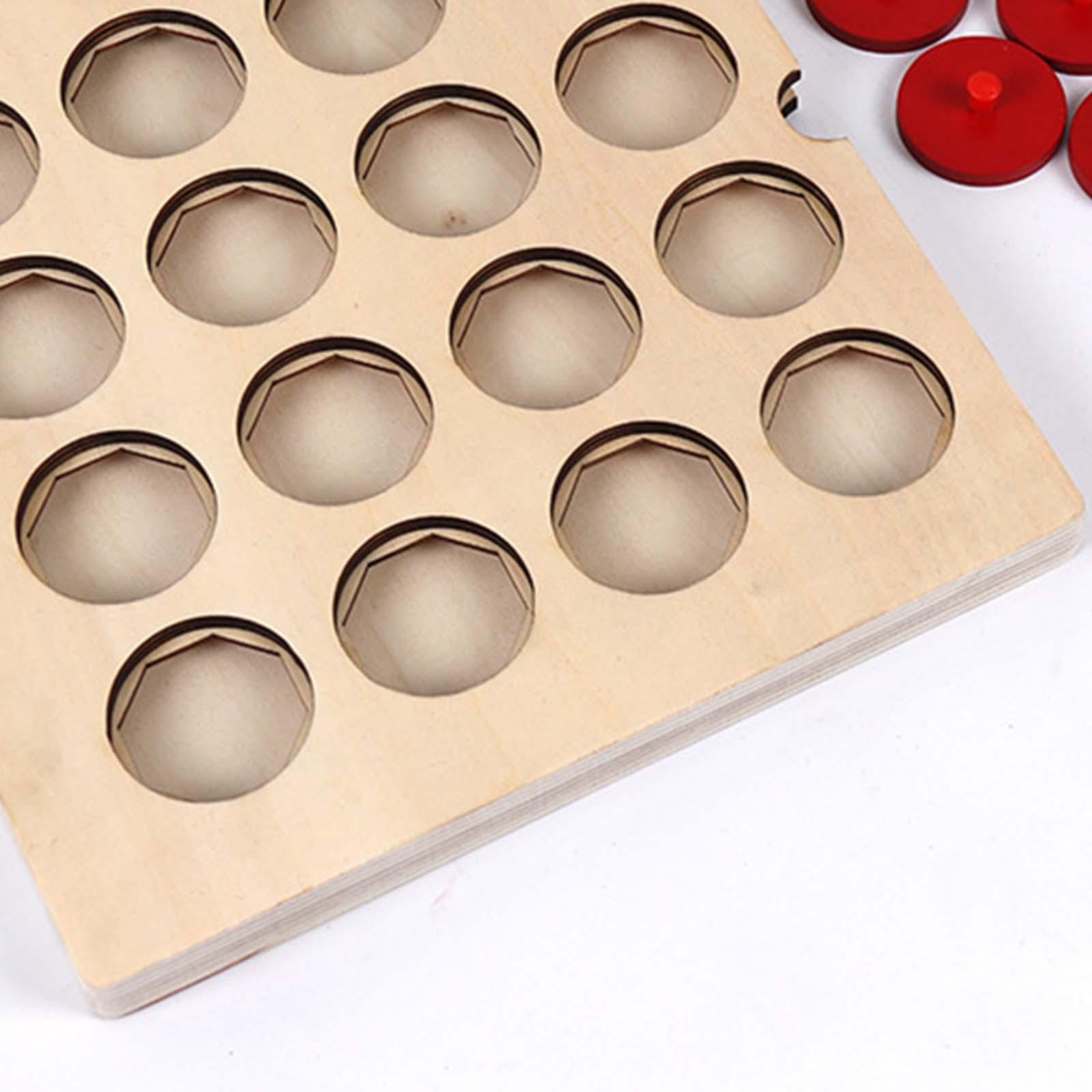 Kid Wooden Memory Chess Board Memory Training Game Educational Toy