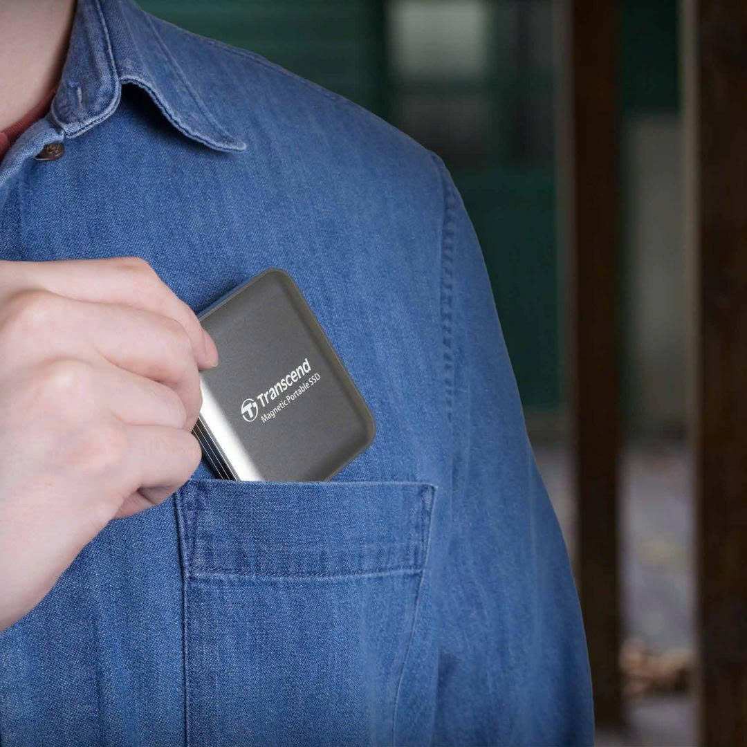 Ổ Cứng Di Động SSD gắn ngoải nhỏ gọn 1TB  Transcend TS1TESD420C - Hàng Chính Hãng