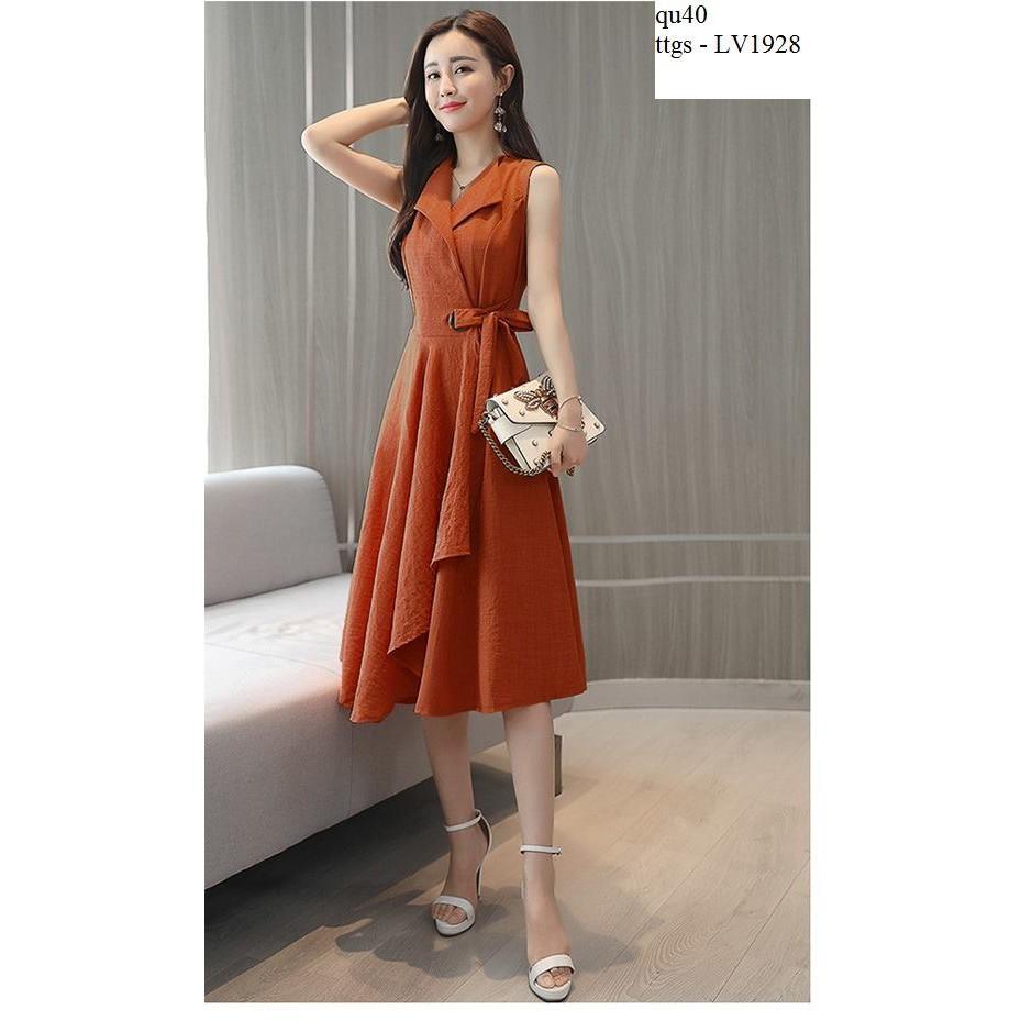 Ttgs - LV1928 ĐẦM XÒE DỰ TIỆC PHỐI THẮT LƯNG