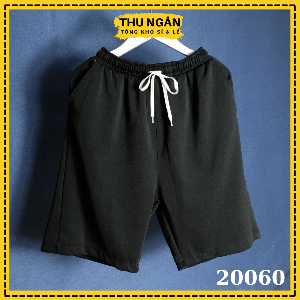 Quần Short Unisex Họa Tiết Trơn Cho Nam Nữ Chất Đẹp 20060