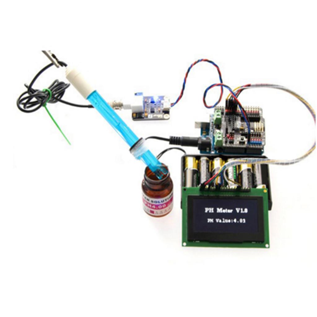 PH Cảm Biến V1.1 + Ph Đầu Đo AVR Mã Kiểm Tra Các Module Bộ Nuôi Trồng Thủy Sản
