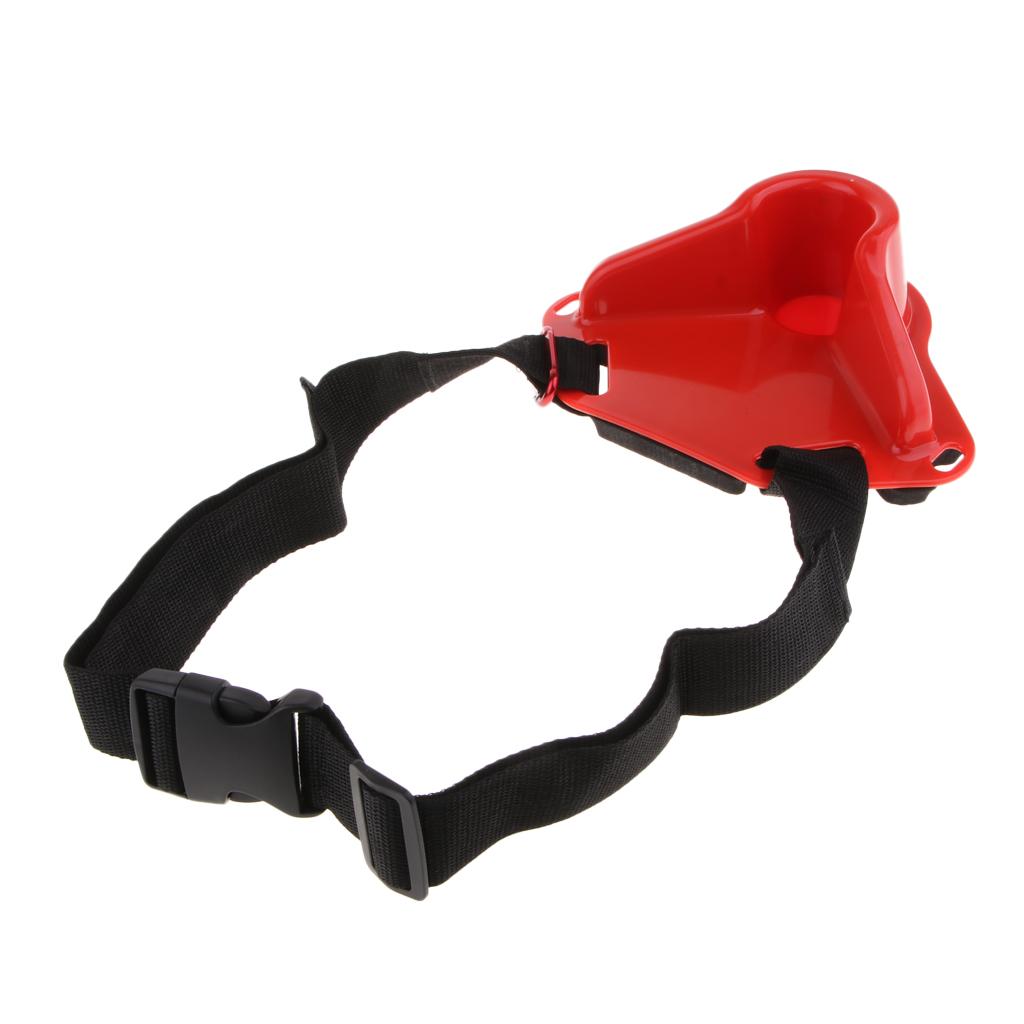 Adjustable Fishing Fighting Belt Waist Rod Pole Holder Fishing Gear Red