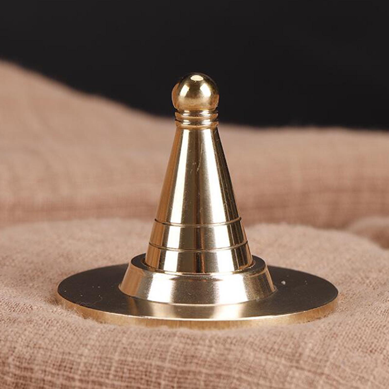 Brass Incense Cone Mold, Cone Incense Burner Holder, Incense Making Tool Supplies, DIY Tower Incense by Yourself for Home Office Decoration Yoga