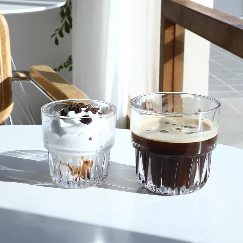BỘ 6 CỐC THỦY TINH 1508 DÀY DẶN CHÂN BO SANG TRỌNG DUNG TÍCH 280ML