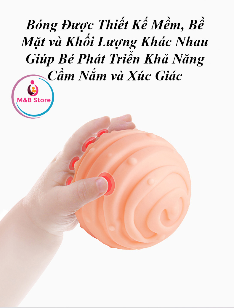 Bộ 10 Bóng Phát Triển Xúc Giác - KUB