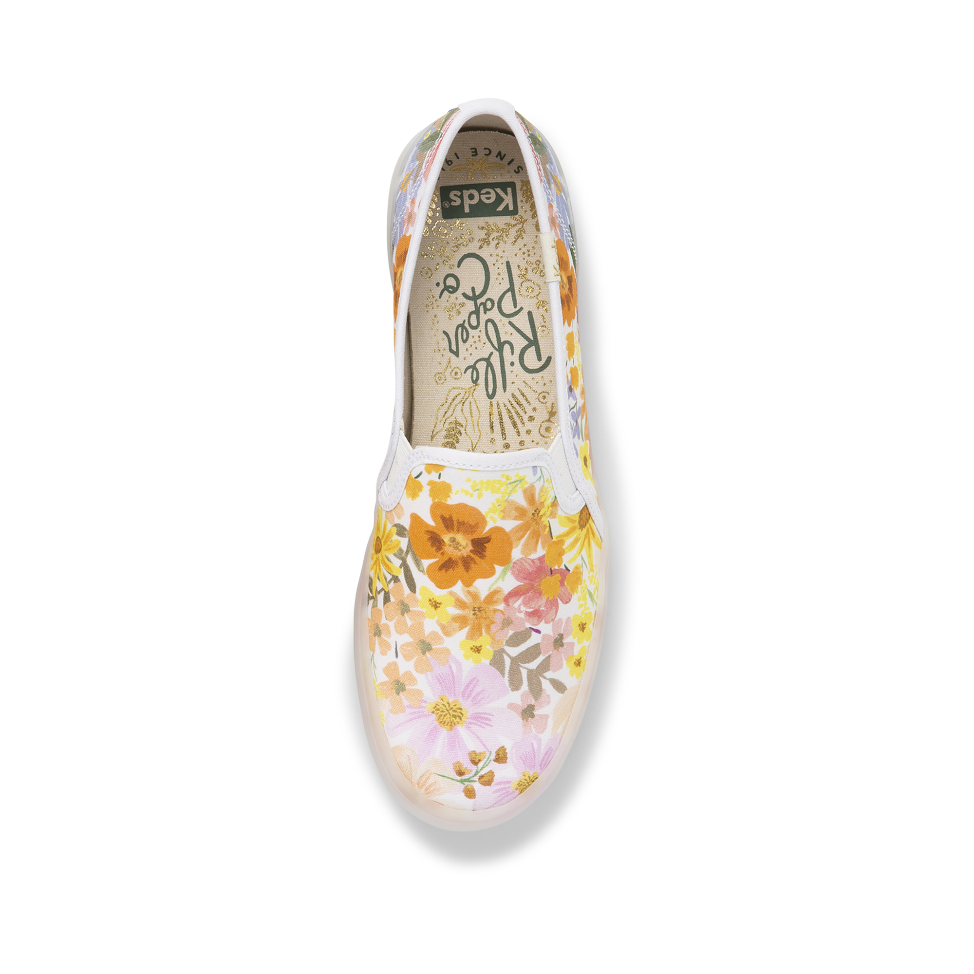 Giày Keds Nữ- Rifle Paper Co. Double Decker Marguerite Pink- KD066077