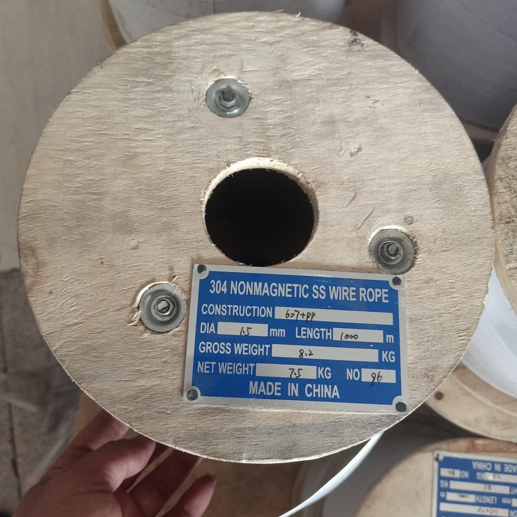 Cáp inox 304 1,5 li - capthepgiasi NAM LONG CHAU