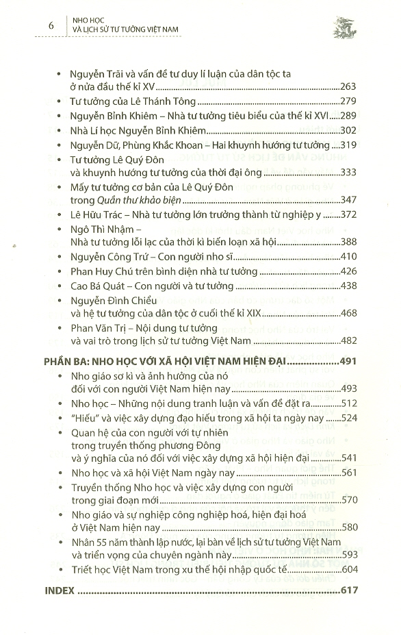 Nho Học Và Lịch Sử Tư Tưởng Việt Nam