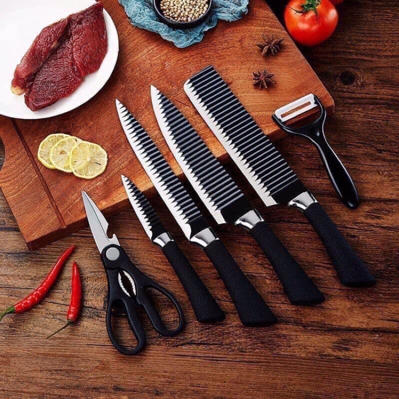Bộ dao 6 món công nghệ nhật, Bộ dao được chế tạo từ thép không rỉ chất lượng cao