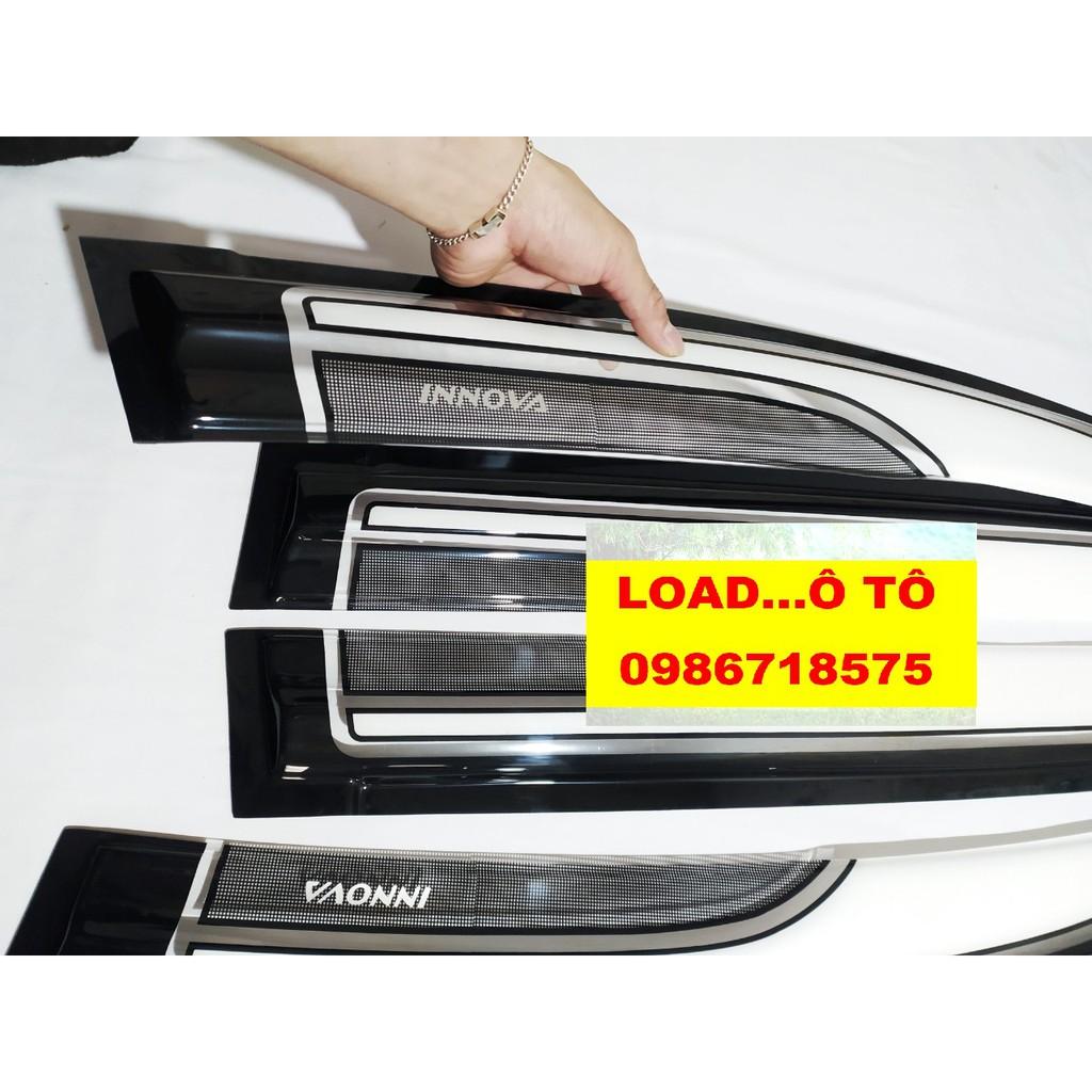 Vè Che Mưa Xe Toyota Innova 2022-2017 Mẫu Vè Mưa Sơn Cao Cấp Nhập Thái, Có sẵn Keo Dán 3M