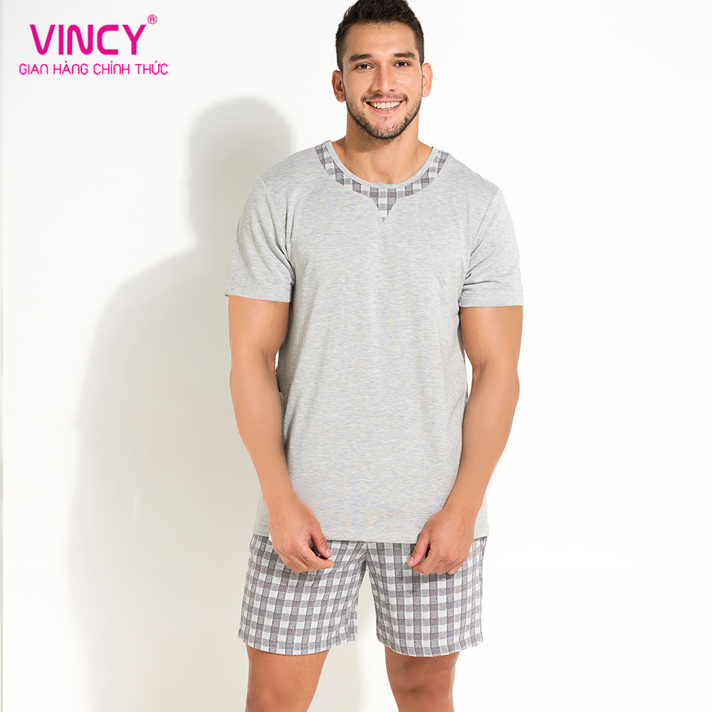 Bộ shorts thun Nam Vincy MST020W11