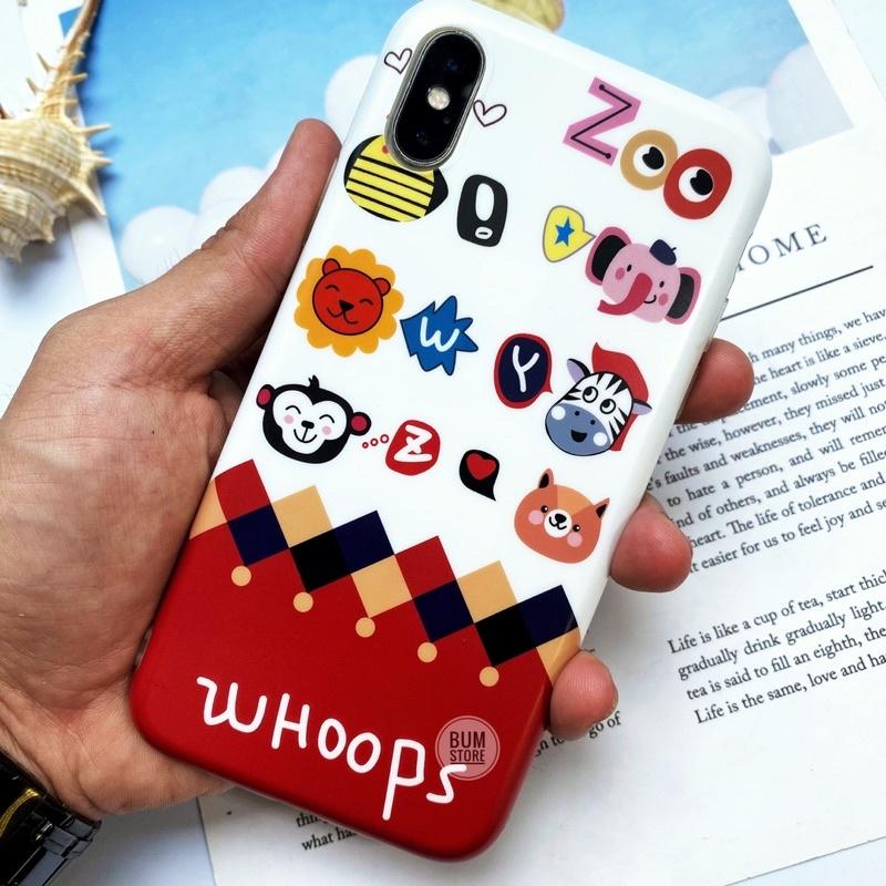 Ốp Lưng Dẻo Trơn Nhiều Hoạ Tiết Cho Iphone Xs Max / Xs / X / 8 Plus / 7 Plus
