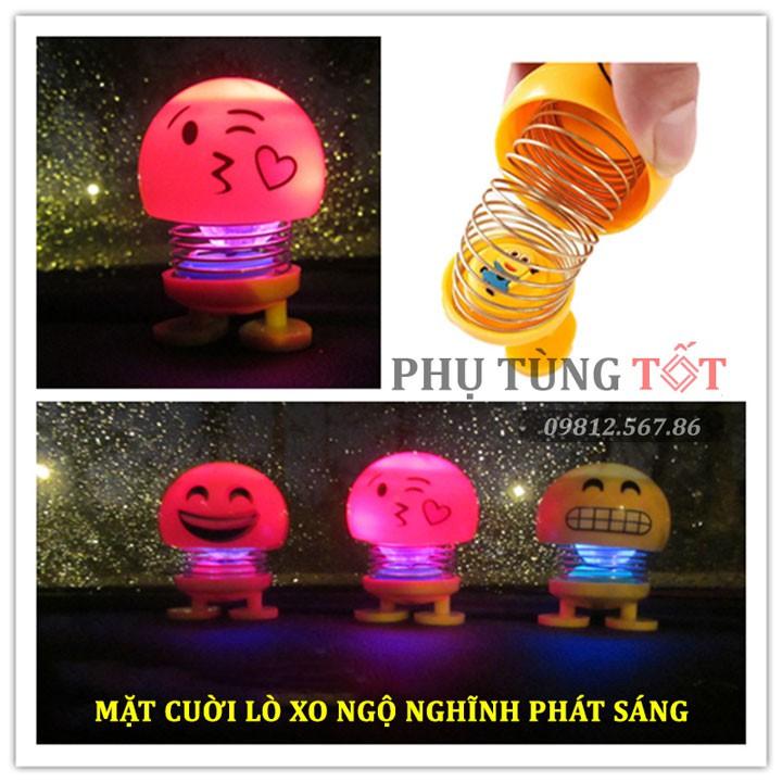Mặt cười lò xo nhún ngộ nghĩnh có đèn hộp và hương thơm tự nhiên