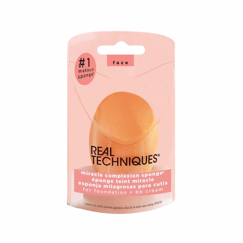 Mút tán kem nền cam Real Techniques miracle complexion sponge