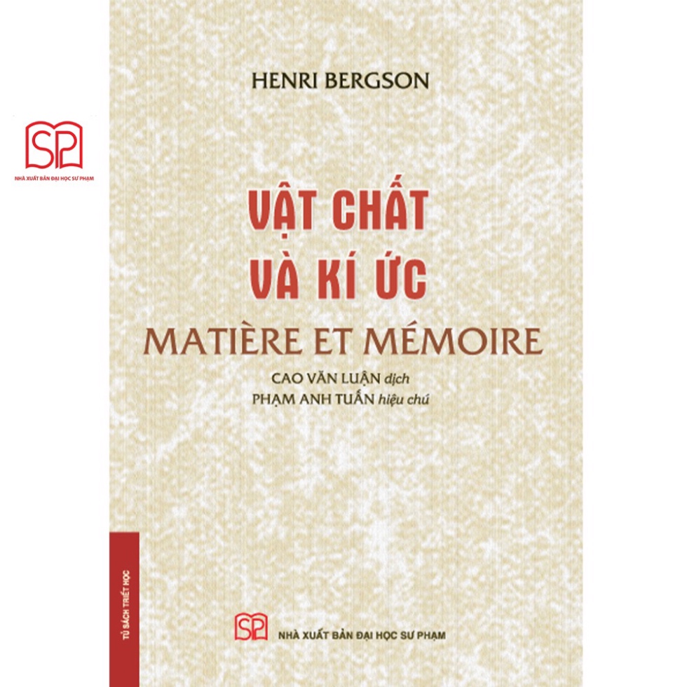  Sách - Vật chất và kí ức - NXB Đại học Sư Phạm