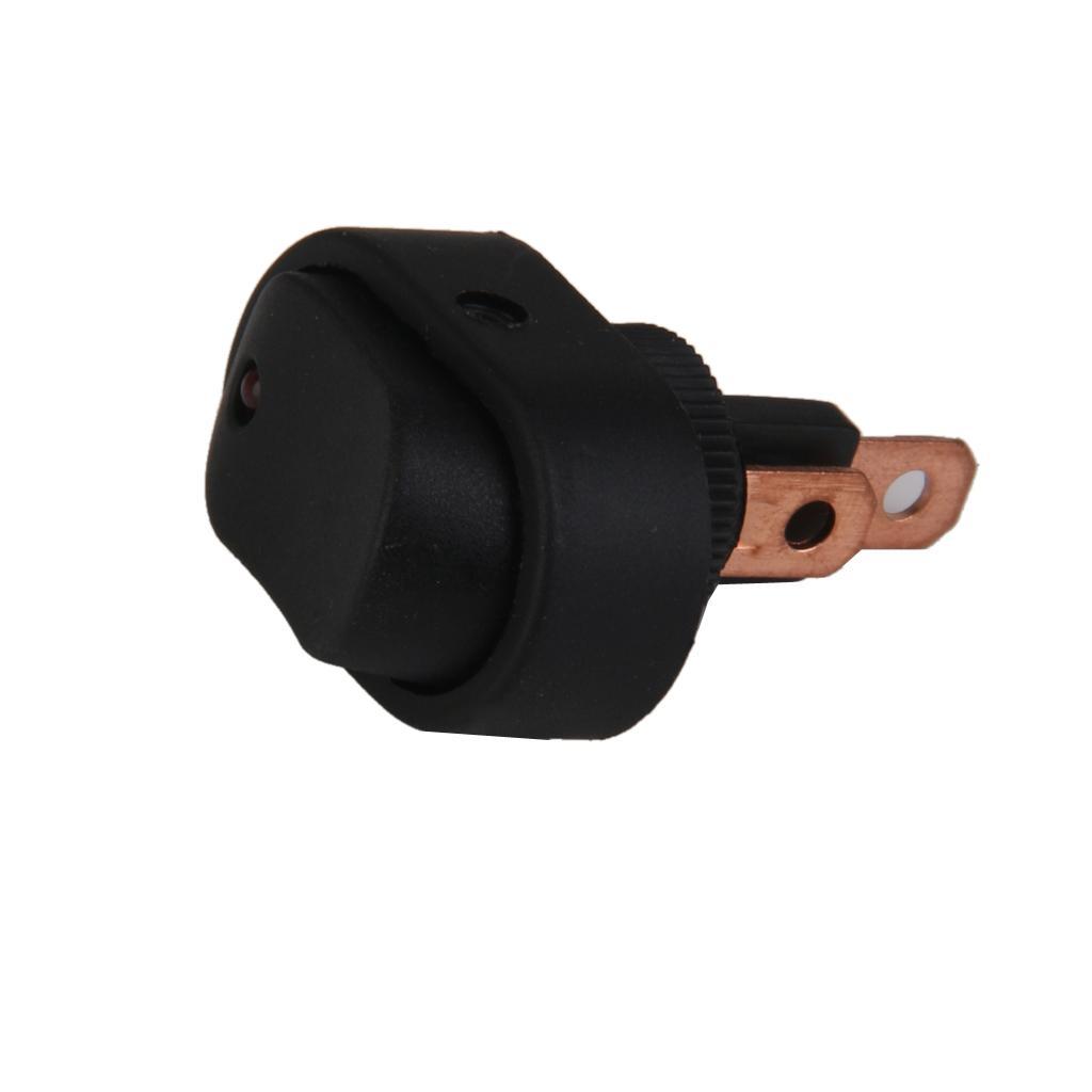 2 Pieces Red And  LED 12V Car/ Rocker   Switch 20A