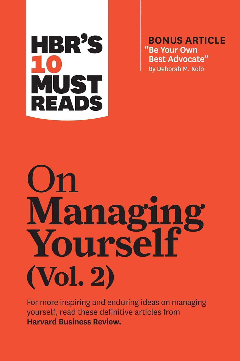 Sách ngoại văn: HBR's 10 Must Reads On Managing Yourself Vol. 2