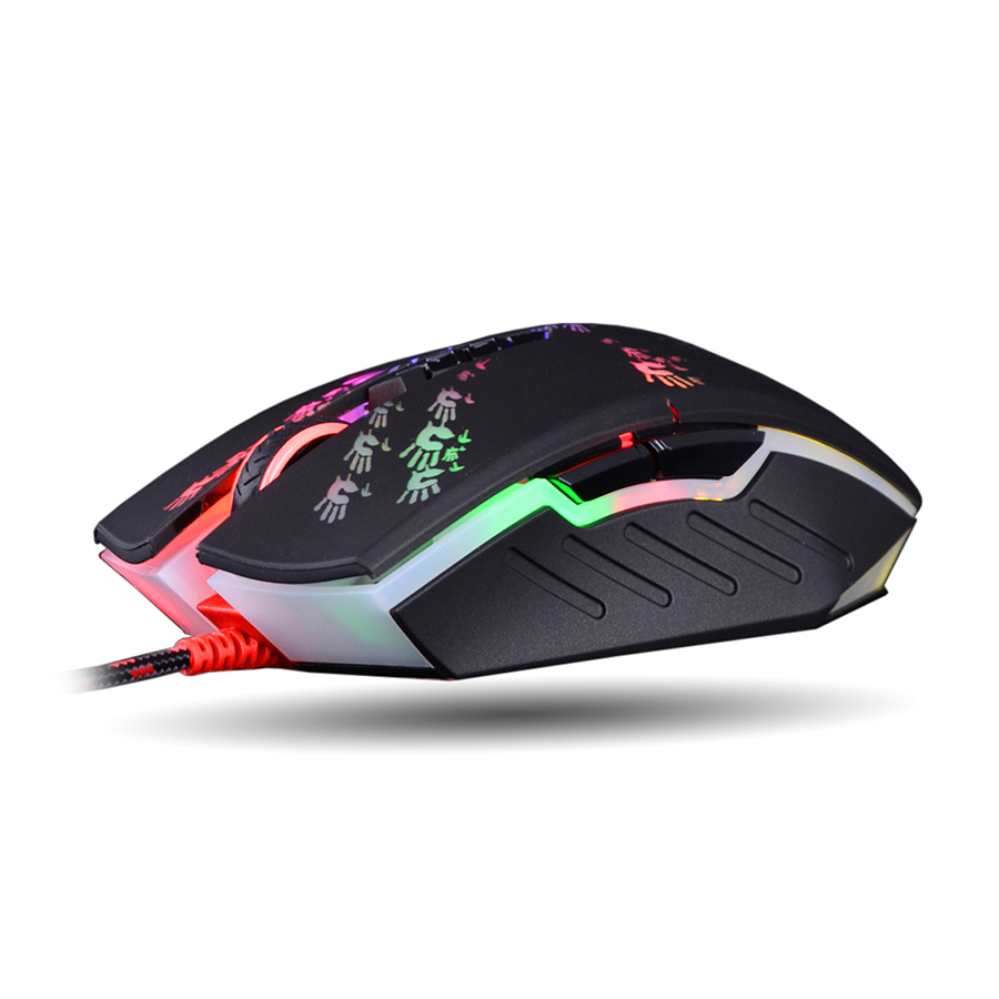 Chuột Chơi Game Có Dây A4tech A60 4000DPI 8 Nút - Hàng Chính Hãng