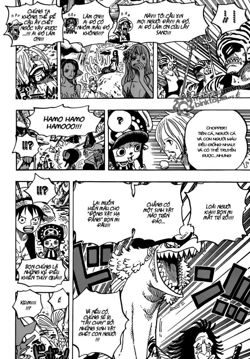 đảo hải tặc - one piece chapter 609 11