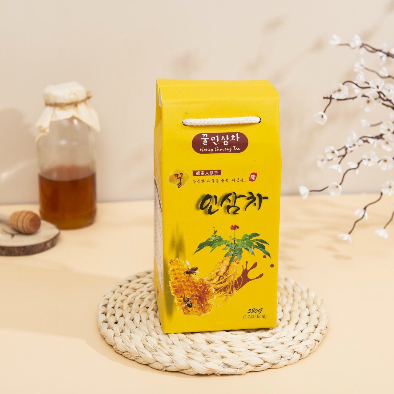 Trà mật ong sâm Hàn Quốc Miwami thơm ngon, tăng cường sức khỏe (Honey Ginseng Tea)