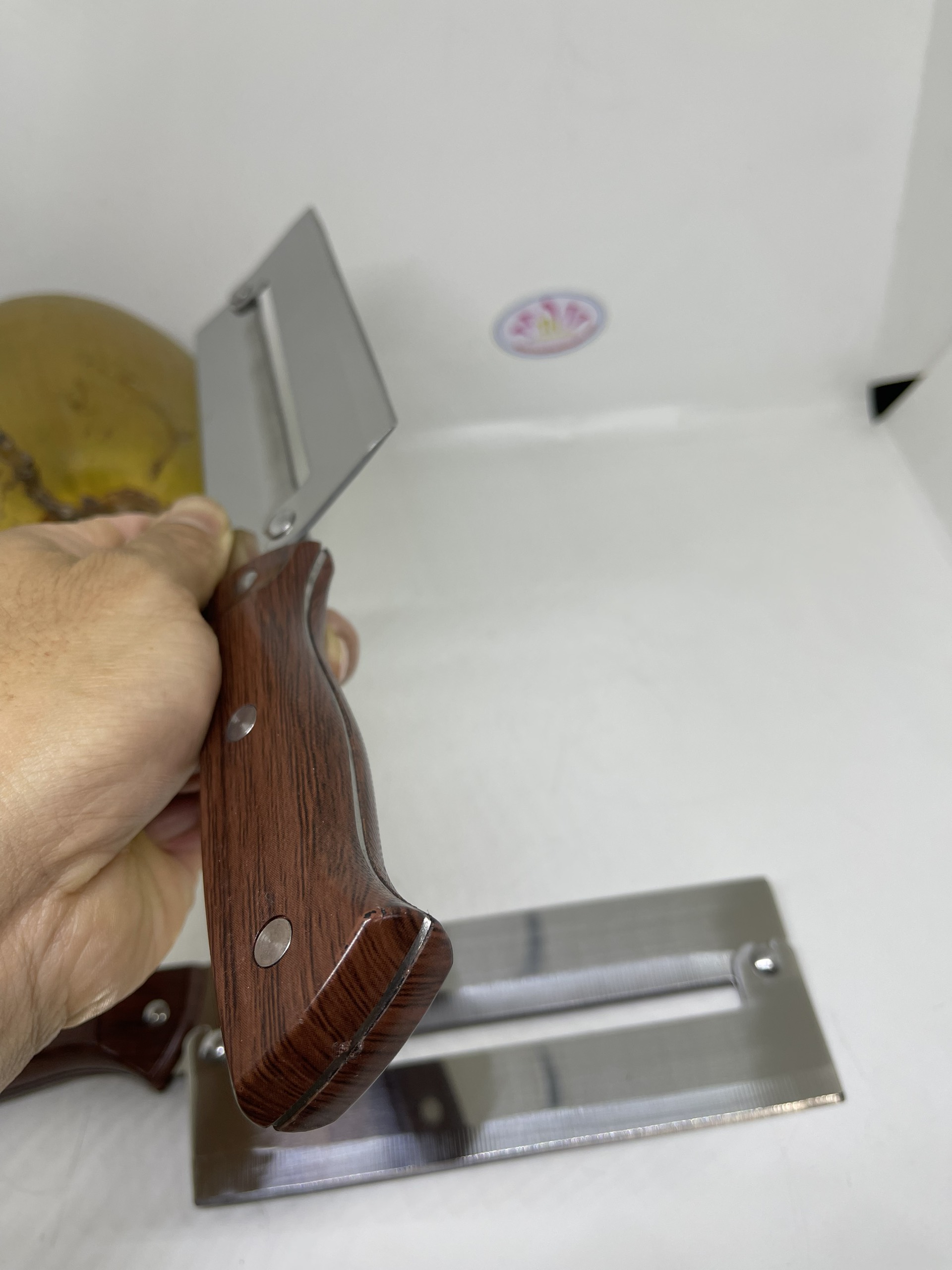 Dao 2 lưỡi inox 3CR12 Đài Loan loại cao cấp không gỉ bào gọt vỏ trái cây, mía, vệ sinh an toàn