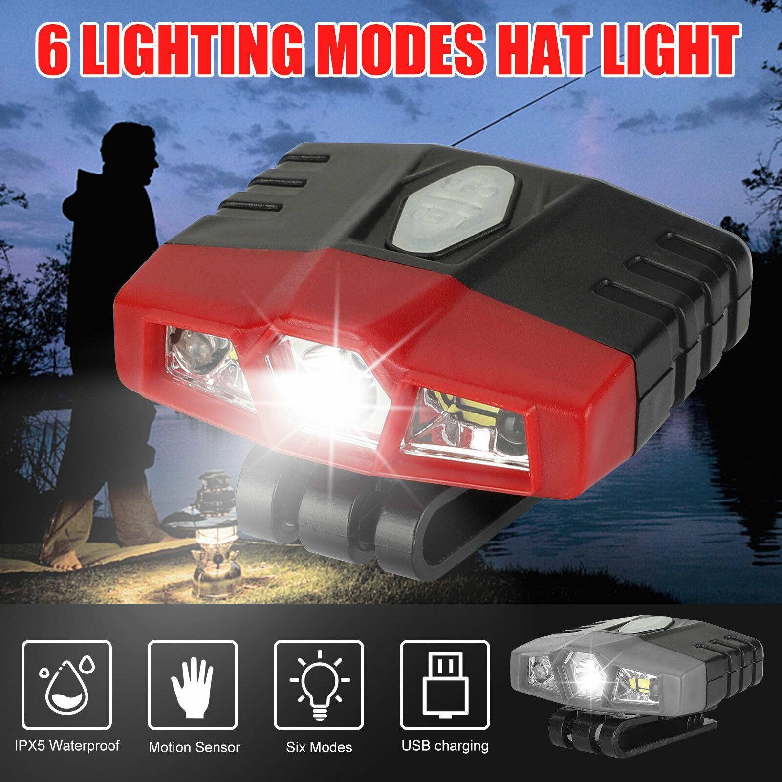 LED COB USB Rechargeable Lamp Hunting Light Red