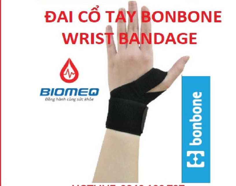 Đai cố định cổ tay bonbone wrist bandage