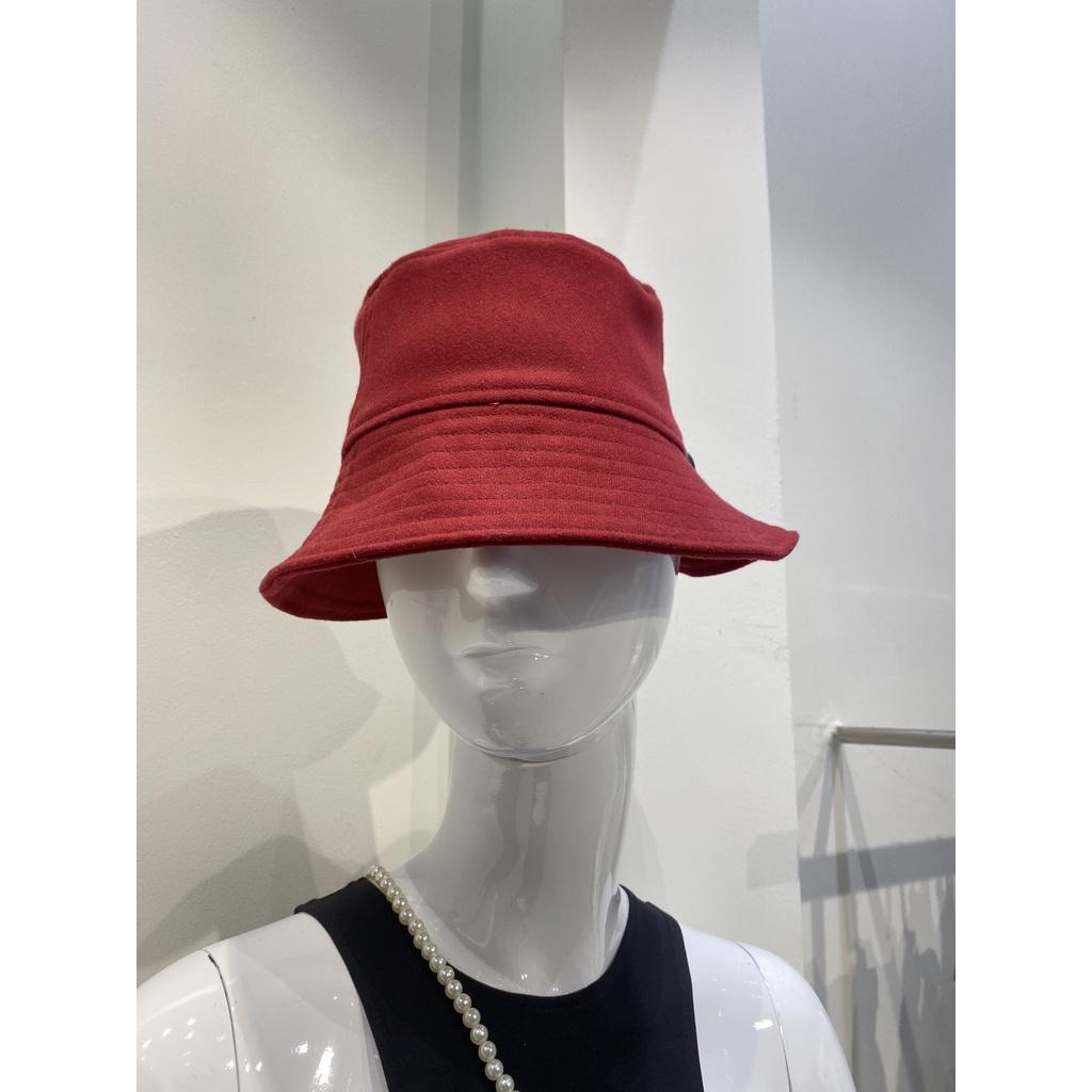 Nón bucket màu đỏ đô, là min - RED BUCKET HAT