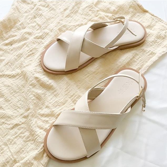 Hot 2023 Giày nữ sandal Quai Chéo Bảng To Mã S15 Phong Cách Trẻ Trung Trend 2020