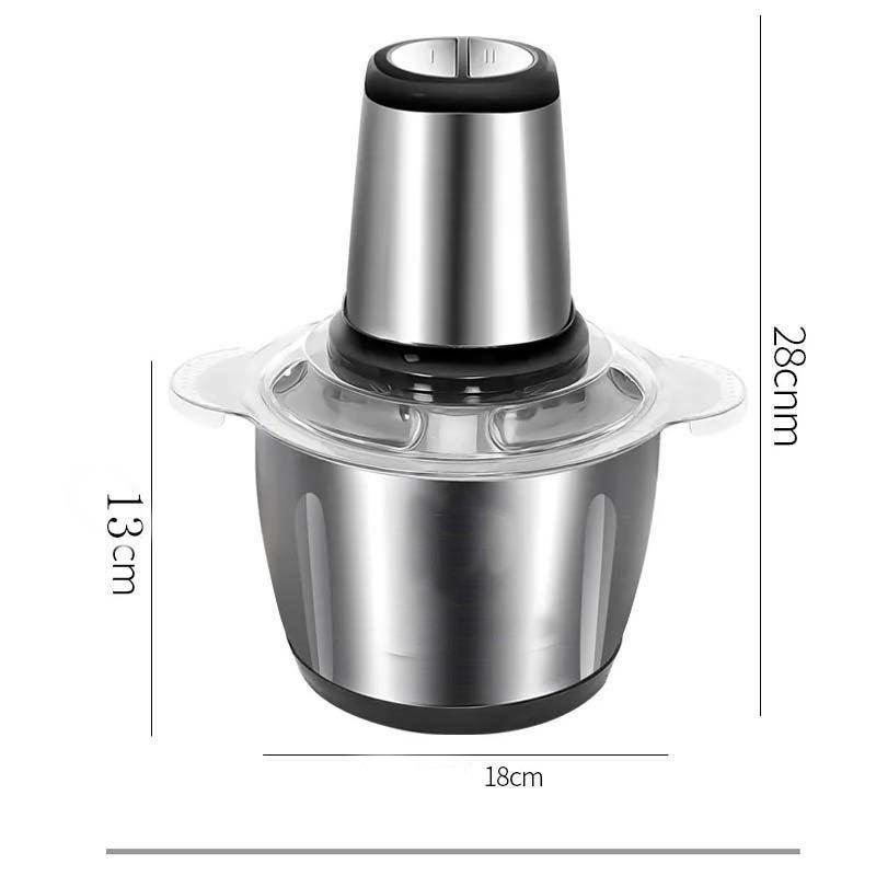 Máy Xay Thịt Cối Inox và Thủy tinh - 4 Lưỡi Đa Năng, Công suất 250W - Xay thịt, xay tỏi ớt, BẢO HÀNH 1 THÁNG.