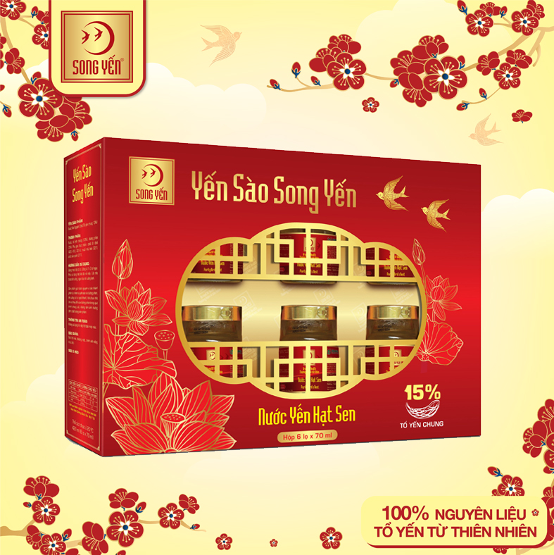 Nước Yến Hạt Sen 15% Song Yến