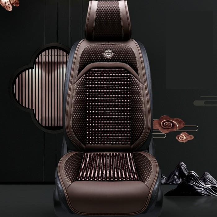 TỰA LƯNG LÓT GHẾ Ô TÔ, XE HƠI HẠT GỖ CHỐNG NÓNG, TRƯỢT VÀ MASSAGE CAO CẤP.