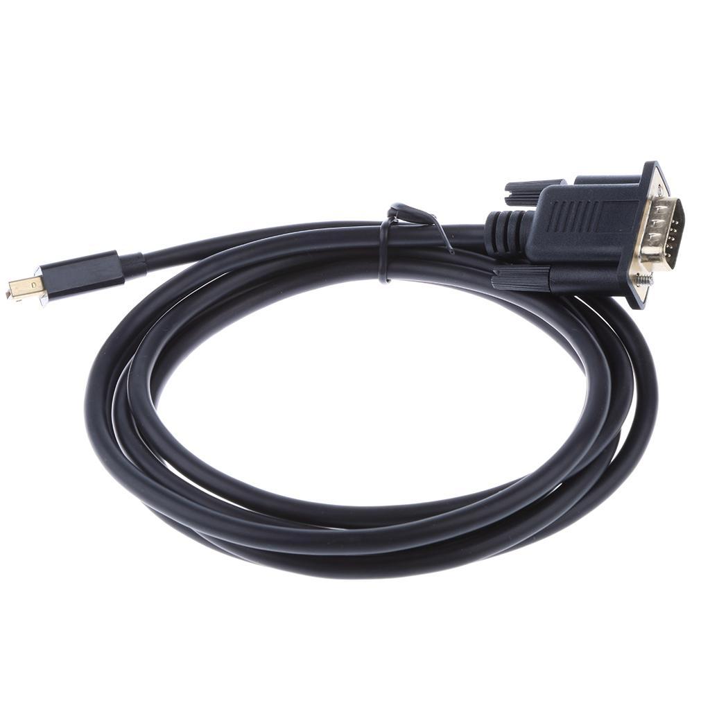 Mini DP to VGA Cable Gold-plated Connector for Surface Pro 6FT
