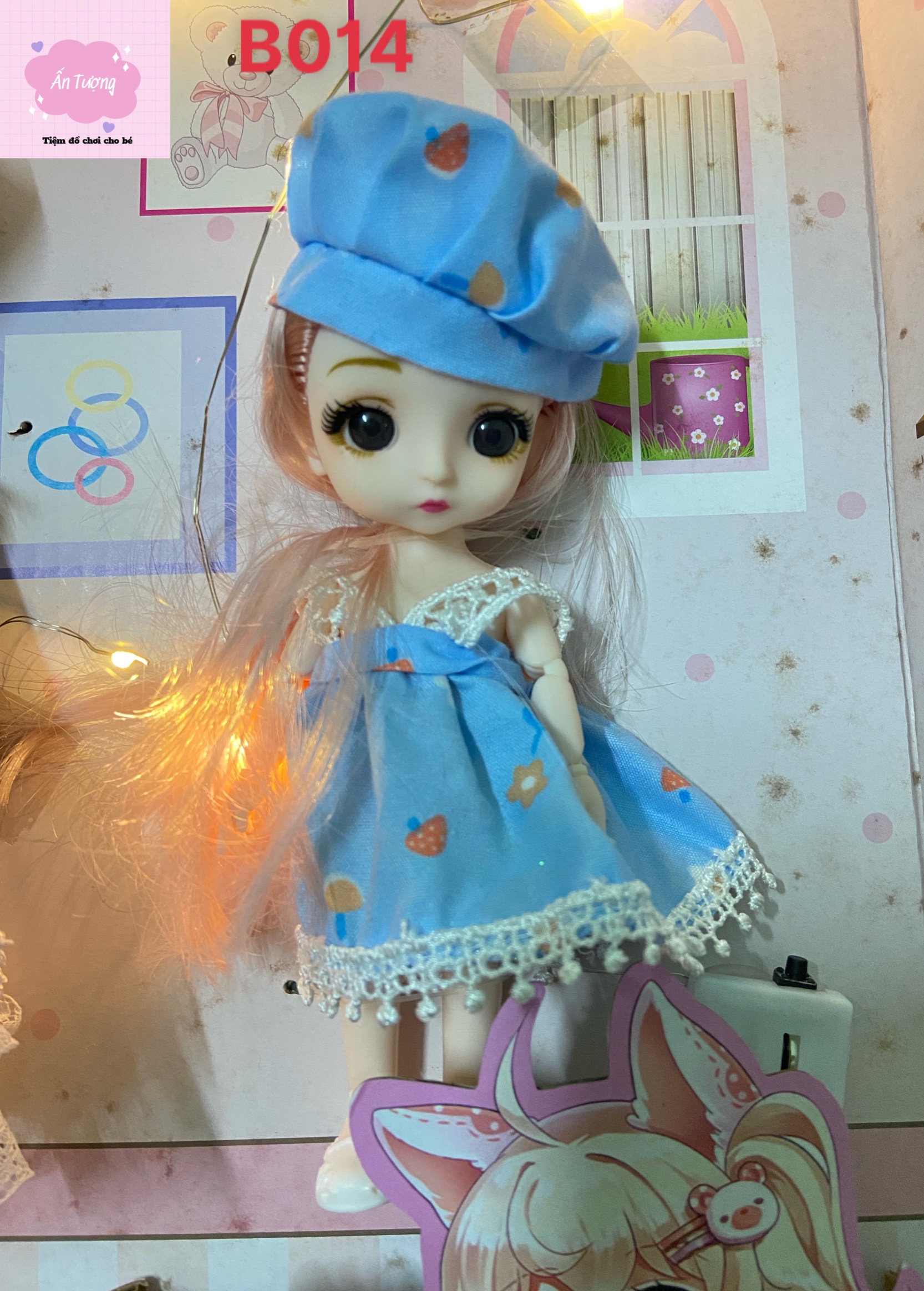 Đồ chơi bé gái - Đồ chơi búp bê- Hộp 2 búp bê Barbie chị em trang phục lolita dễ thương