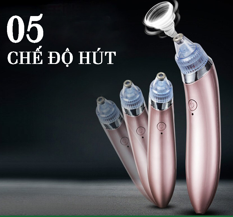 Máy Hút Mụn Loại Bụi Bẩn – Bã Nhờn – Làm Sạch Lỗ Chân Lông Ngăn Ngừa Hình Thành Mụn Cám – Đầu Đen nhiều đầu hút tiện lợi Hàng chính hãng