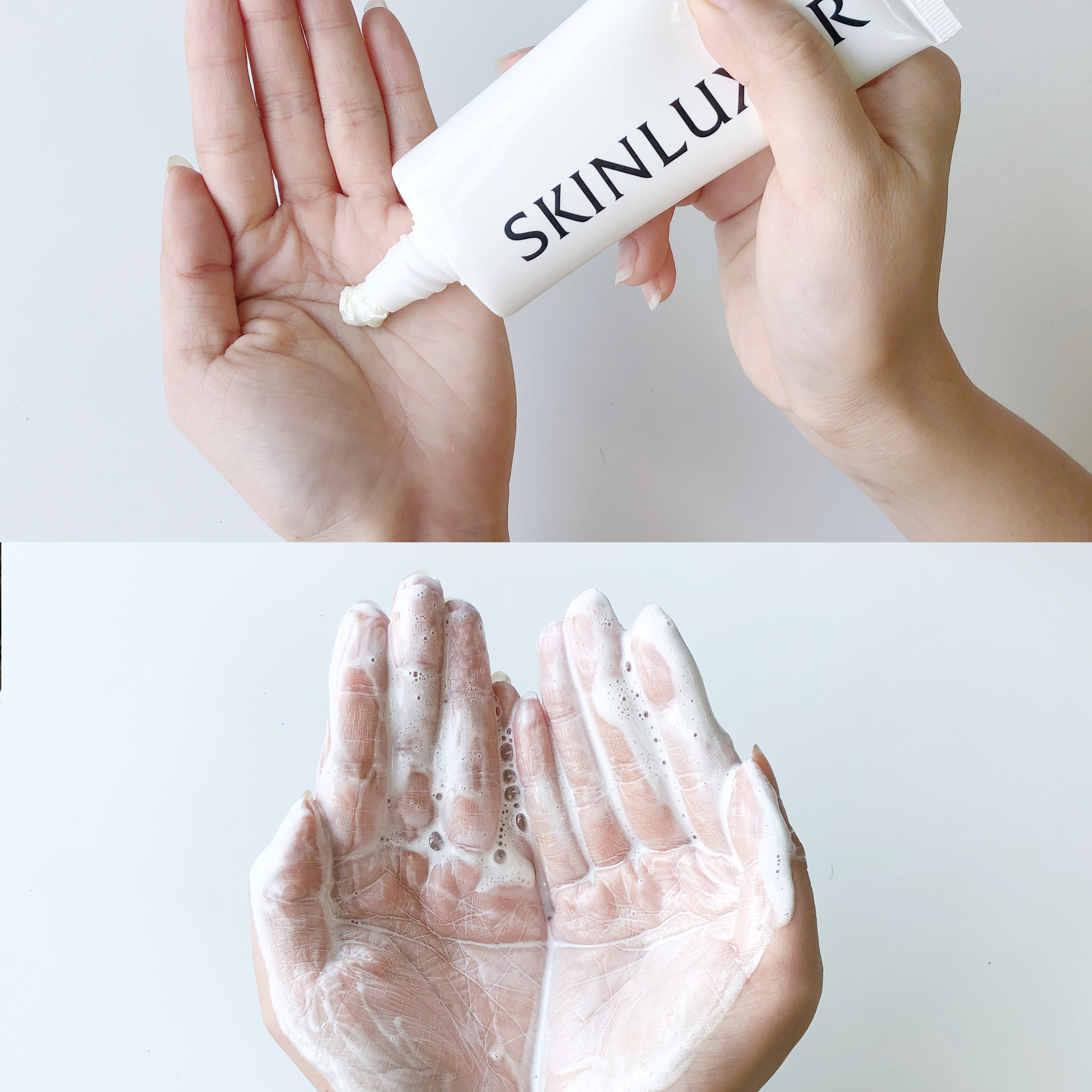 KEM RỬA MẶT GIẢM ĐỘ NHỜN SKINLUXOR CLEANSING CREAM 100g