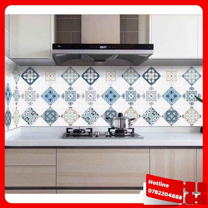Giấy Decal Bếp Hoa Văn, Dán Tường Trang Trí, Dán Nhà Bếp - Loại Tốt