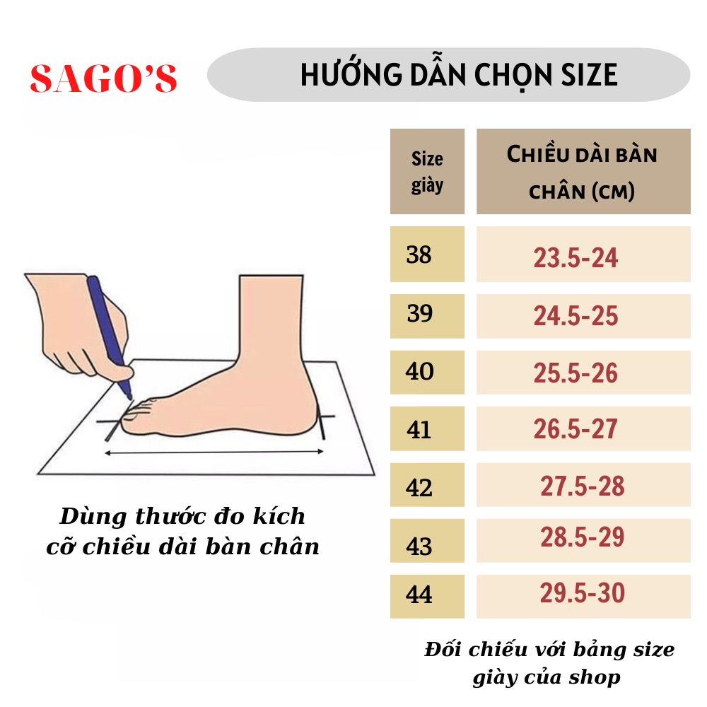 Sục Nam Da Bò cao cấp-S23 sapo nam trẻ trung năng động Giày hở gót Giày SAGO’S